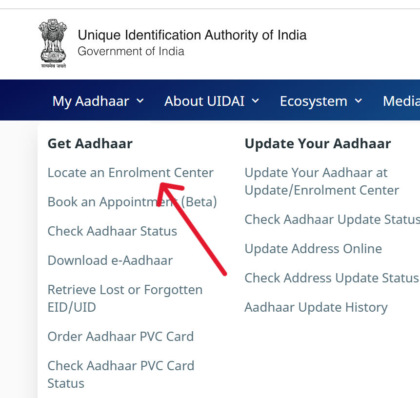 Locate Enrolment Center